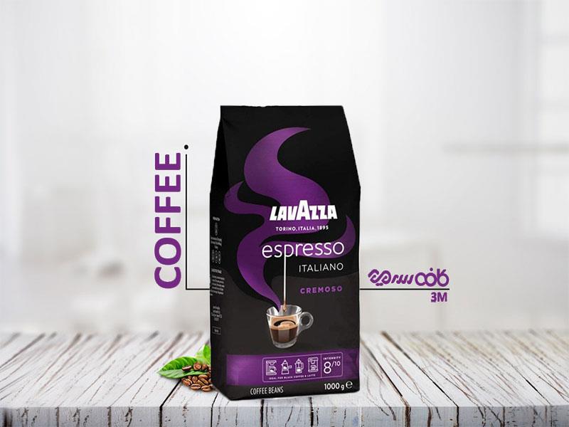 دانه قهوه لاوازا اسپرسو کرموسو - یک کیلوگرمی