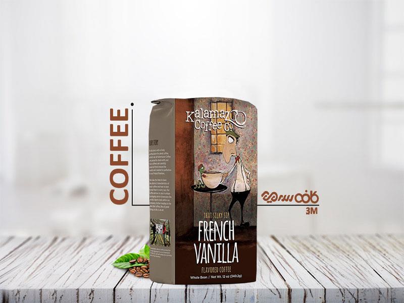 دانه قهوه کالامازو فرنچ وانیلا - 342 گرمی