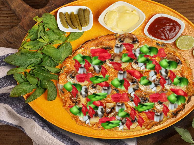 املت سبزیجات ویژه سه میم (2 نفره)