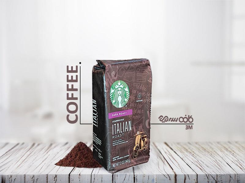 پودر قهوه استارباکس ایتالین رست - 340 گرمی