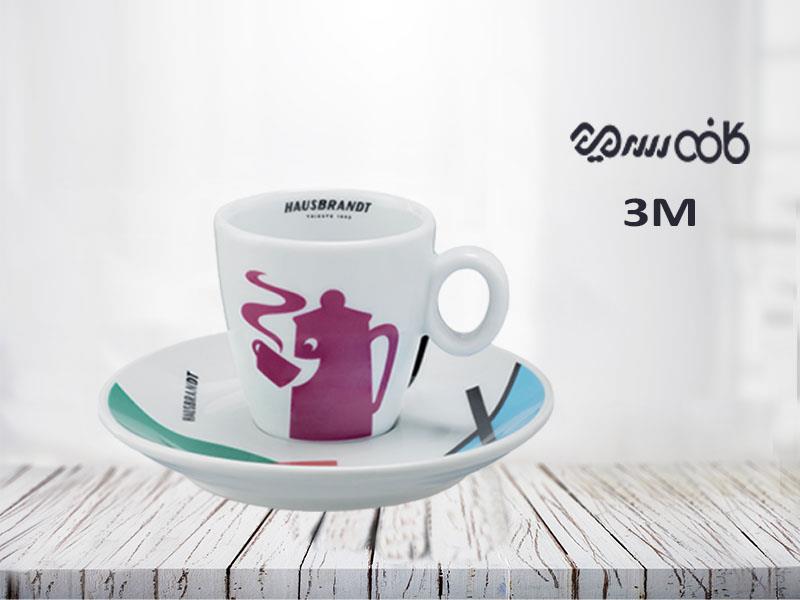 فنجان کاپوچینو هاوس برنت با طرح ری دیزاین آلبالویی - یک عددی