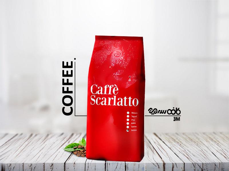 دانه قهوه کافه اسکارلتو ورونا - یک کیلوگرمی