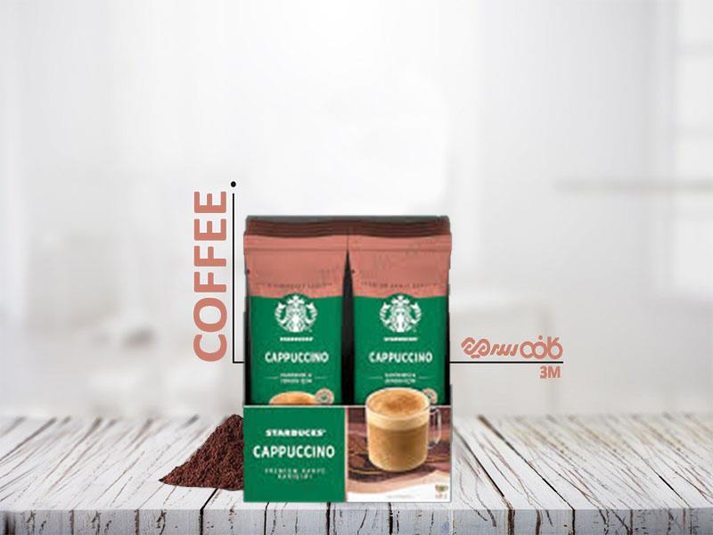 قهوه فوری استارباکس کاپوچینو - بسته 10 عددی