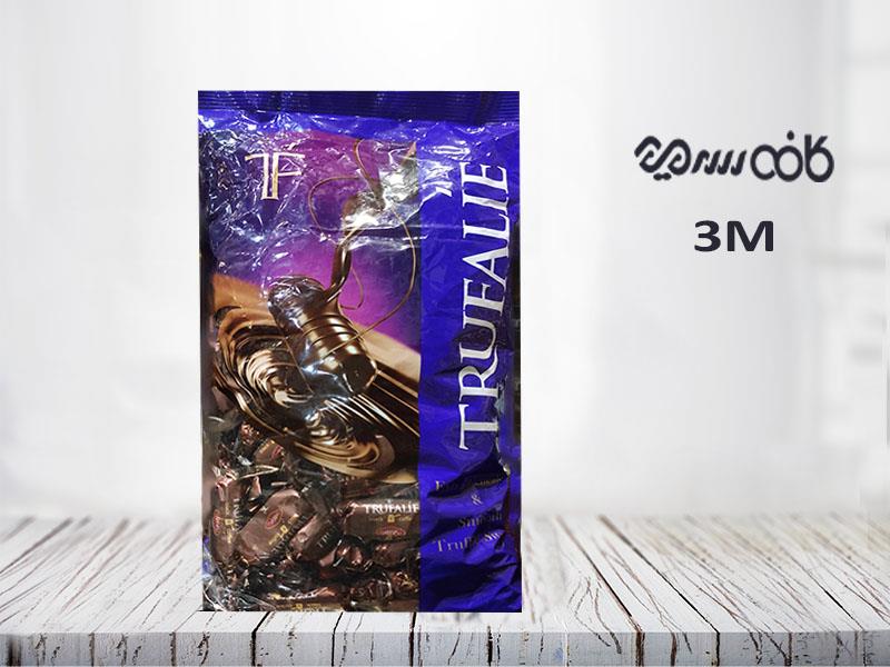 شکلات ترافل ABK مدل تروفالی با مغز کرم قهوه دارک - یک کیلوگرمی