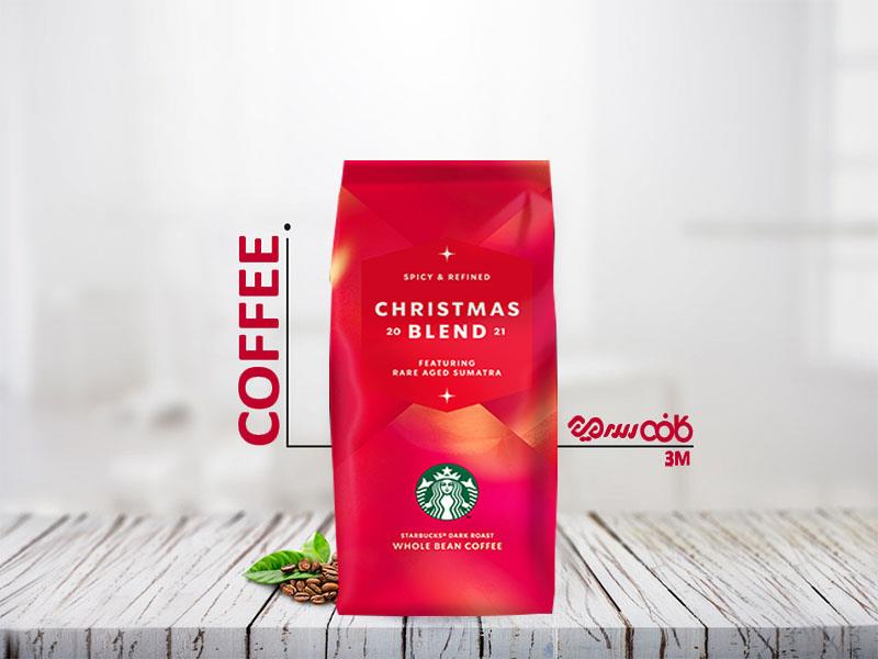 دانه قهوه استارباکس کریسمس بلند - 250 گرمی