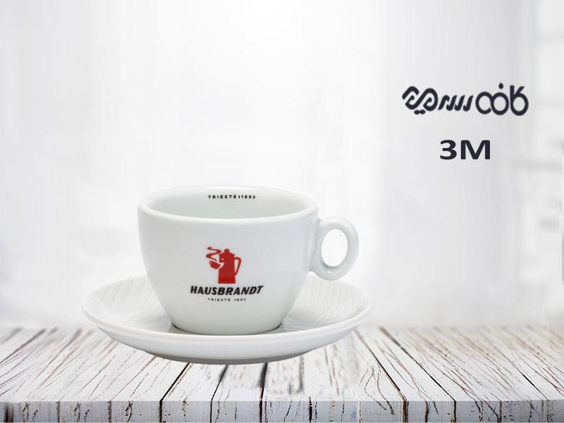 فنجان کاپوچینو هاوس برنت با لوگوی قرمز - یک عددی
