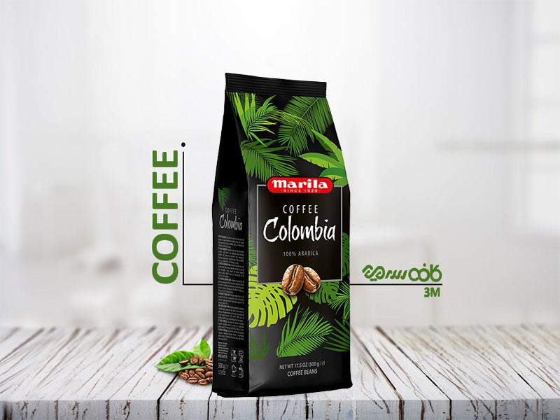 دانه قهوه ماریلا کلمبیا - 500 گرمی