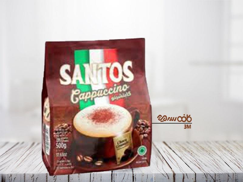 پودر کاپوچینو سانتوس - بسته 20 عددی