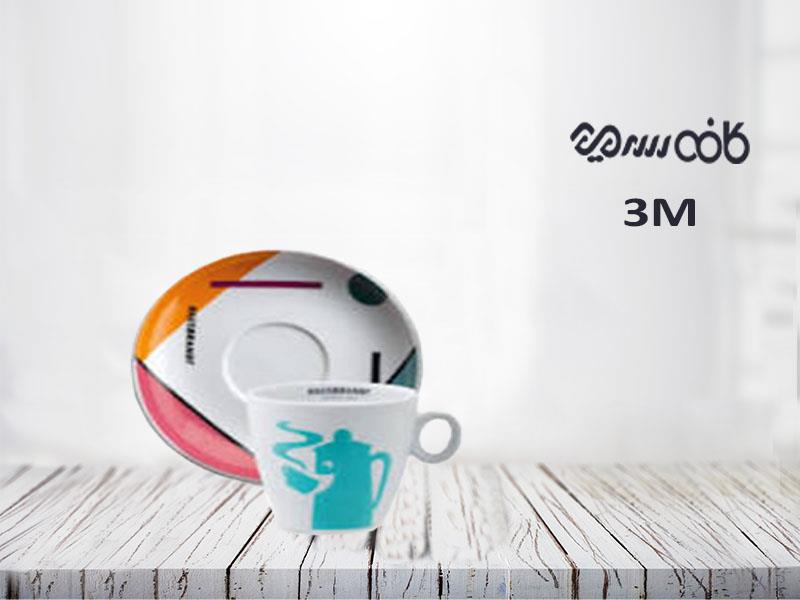 فنجان اسپرسو هاوس برنت با طرح ری دیزاین فیروزه ای - یک عددی