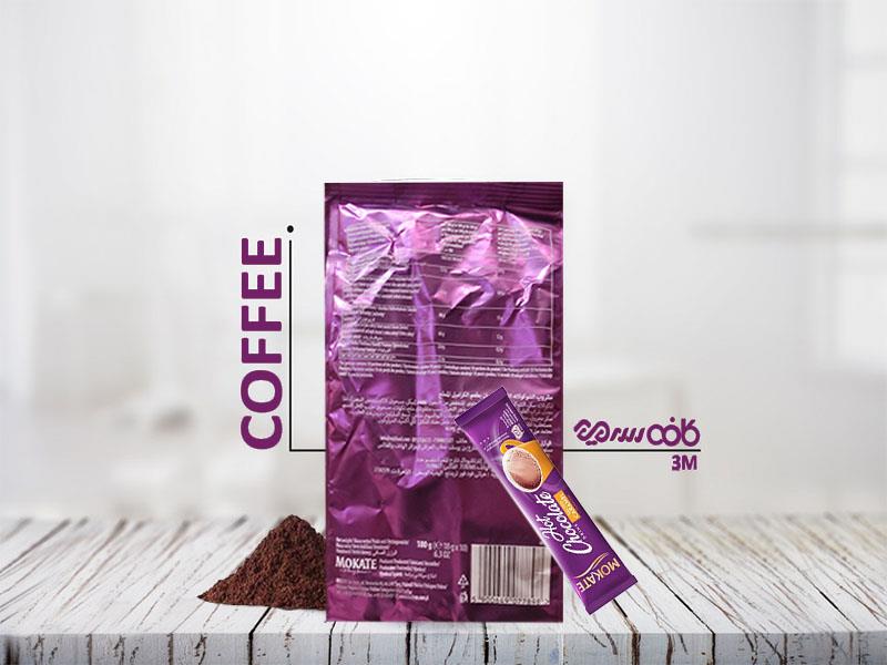 پودر هات چاکلت موکاته با طعم کارامل نمکی - بسته 10 عددی