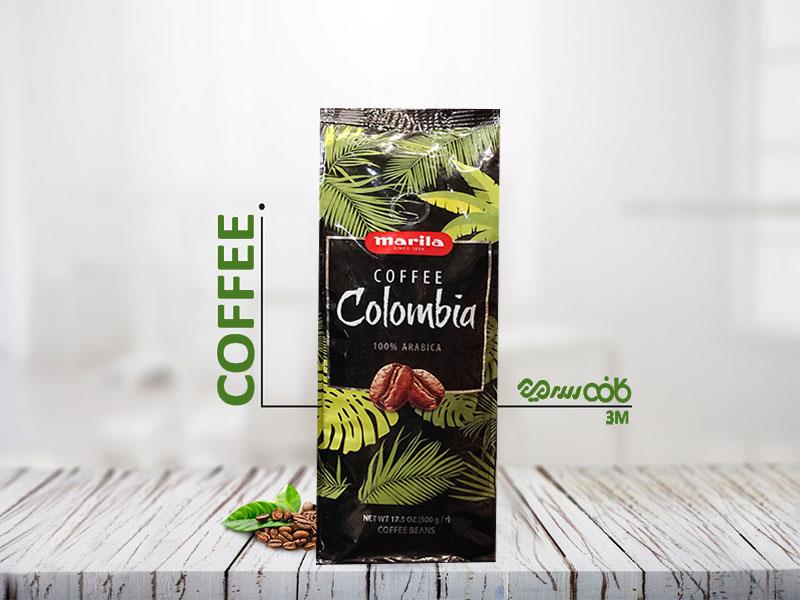 دانه قهوه ماریلا کلمبیا - 500 گرمی