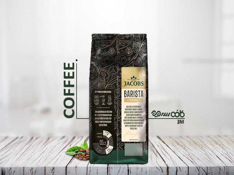 دانه قهوه جاکوبز باریستا کرما - یک کیلوگرمی