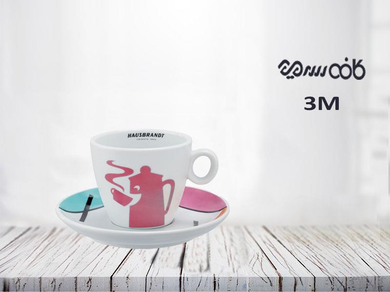 فنجان اسپرسو هاوس برنت با طرح ری دیزاین صورتی مات - یک عددی