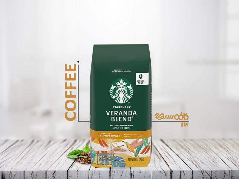 دانه قهوه استارباکس وراندا بلند - 340 گرمی