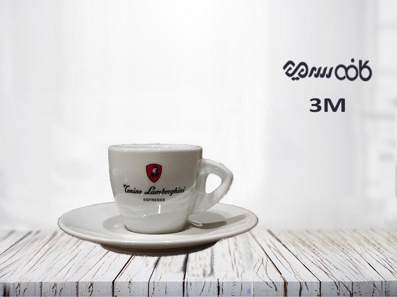 کاپ اسپرسو لامبورگینی سفید - یک عددی