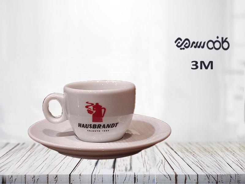 فنجان کاپوچینو هاوس برنت با لوگوی قرمز - یک عددی