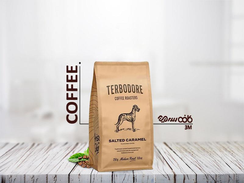 دانه قهوه تربودور کارامل نمکی - 250 گرمی