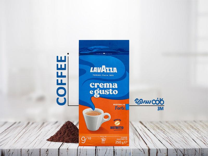 پودر قهوه لاوازا کرما گوستو ریسولیو فورته - 250 گرمی