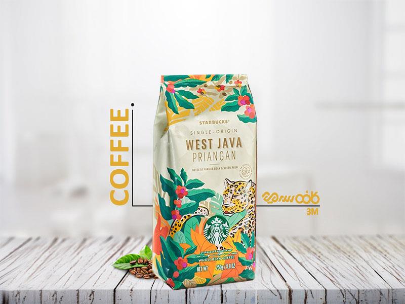 دانه قهوه استارباکس جاوا غربی پریانگان - 250 گرمی